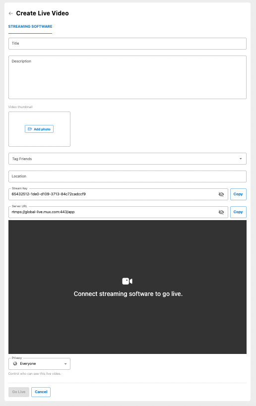 Live Streaming - How to go live with OBS Software – phpFox User Manual
