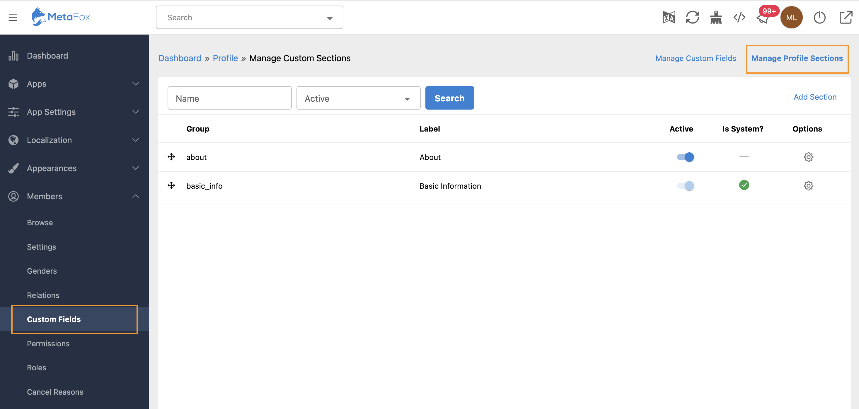Add and edit Custom Fields – phpFox User Manual