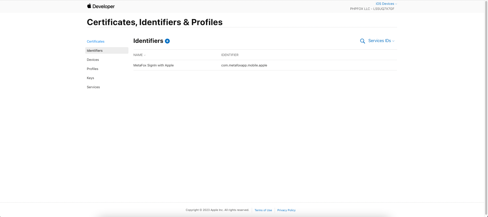 Set up Sign in with Apple on iOS app – phpFox User Manual